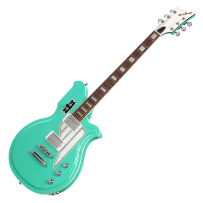 Airline Guitars MAP Baritone - Seafoam Green - 27" Scale Electric Guitar - NEW! image 3