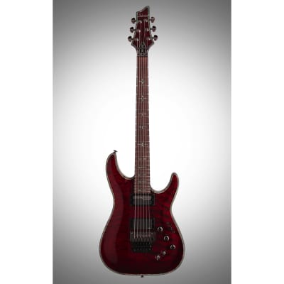 Schecter Hellraiser C-1 FR-S Electric Guitar, Black Cherry image 2