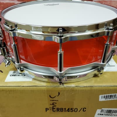 Pearl Crystal Beat Ruby Red 14x5" Snare Drum NEW Worldwide Ship | Special Order | Authorized Dealer image 4
