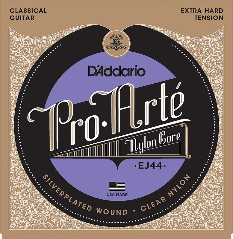 D'Addario EJ44 Pro-Arte Nylon Classical Guitar Strings, Extra Hard Tension image 1