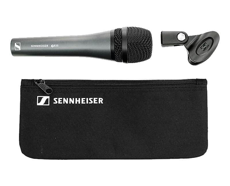 Sennheiser e835 Cardioid Dynamic Handheld Vocal Microphone w/ Mic Clip image 1