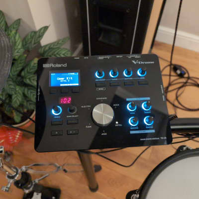 Roland TD-25K V-Drum Kit with Mesh Pads 2010s - Black image 2