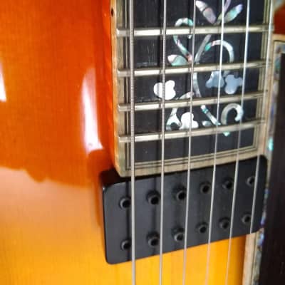 Gagnon Imperial Cherry Burst Jazz Archtop Guitar Highly Ornate Custom Built image 9