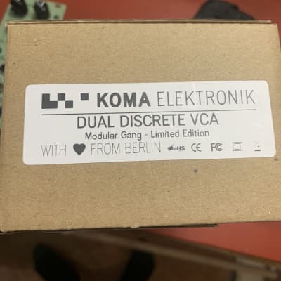 Koma Elektronik Modular Gang Dual Discrete VCA 2022 - Green image 3