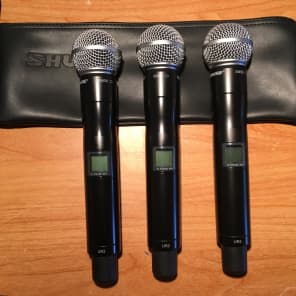 shure (3) UR2/SM58-J5 Handheld Transmitters | Reverb