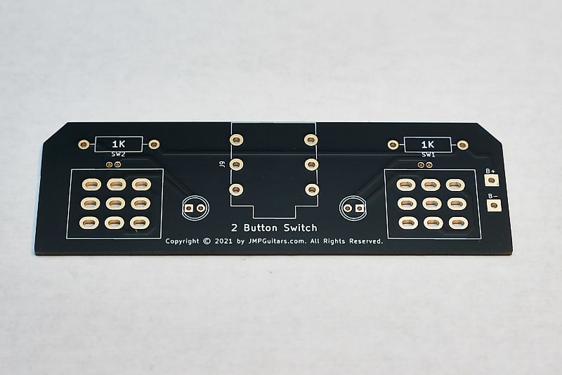 JMPGuitars 2 Button Grounding Switch PCB image 1