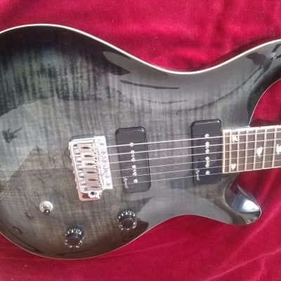 Harley Benton CST 24 / P90 2019 Black Flame | Reverb