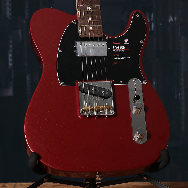 Fender American Performer Telecaster HUM with Rosewood Fingerboard in Aubergine image 1
