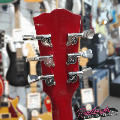 SX Left Handed 'LP' Style Electric Guitar in Cherry Sunburst image 9