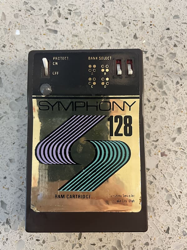 Symphony  128 Yamaha DX7 ROM cartridge 4x normal RAM image 1