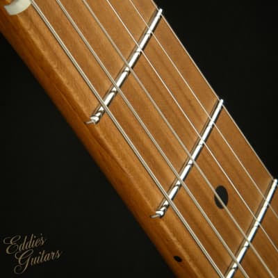 Suhr Eddie's Guitars Exclusive Custom Classic T Roasted - Orange  Sparkle image 9