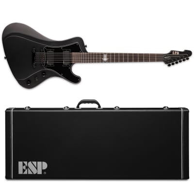 ESP LTD NS-6 Nergal Black Satin Electric Guitar + Hard Case Stream NS6 image 1