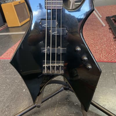 B.C. Rich NJ Series Warlock Bass 80s - Black image 4
