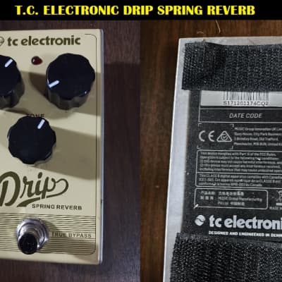 TC Electronic Drip Spring Reverb 2015 - Present - Tan image 1