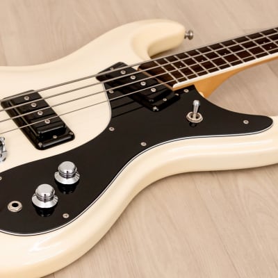 2000s Mosrite Custom '65 Ventures Model Bass Pearl White, Kurokumo Japan image 6