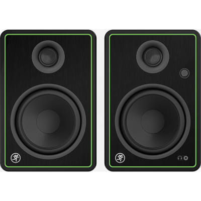 Mackie CR5-X Series 5" Studio Monitors (Pair) with 2x Small Isolation Pad & 3.3' Phone to Phone (1/4") Cable Bundle image 3