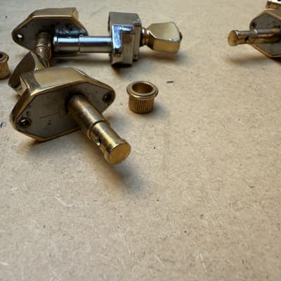 Gibson Vintage firebird banjo style tuners gold image 9