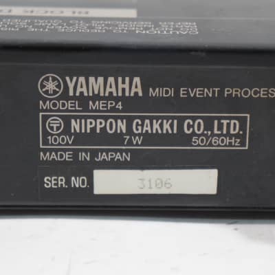 YAMAHA MEP4 MIDI Signal Modifier/Converter/Effector Worldwide Shipment image 11