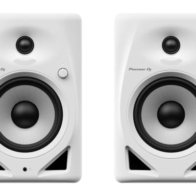 Pioneer DJ DM-50D-BT-W - 5-Inch Desktop Monitor System with Bluetooth Functionality (Pair, White) image 1