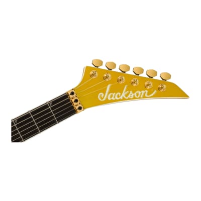 Jackson Pro Plus Series Soloist SLA3 6-String Arched Okoume Soloist Body, 3-Piece Through-Body Maple/Walnut Neck, Ebony Fingerboard Electric Guitar (Right-Handed, Gold Bullion) image 6