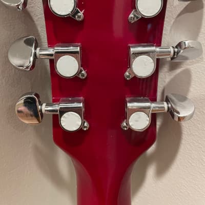 Unbranded Semi-hollow body electric guitar Cherry Red image 6
