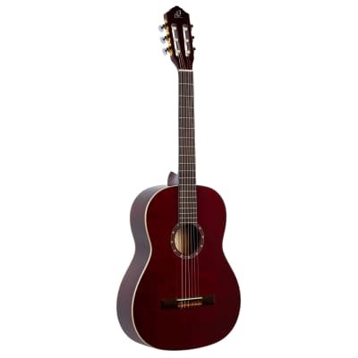 Ortega R131SN WR Small Neck,Wine Red, inkl. Bag - 4/4 classical guitar Bild 1
