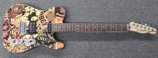 Squier by Fender OBEY Telecaster 送料込み 楽器・機材