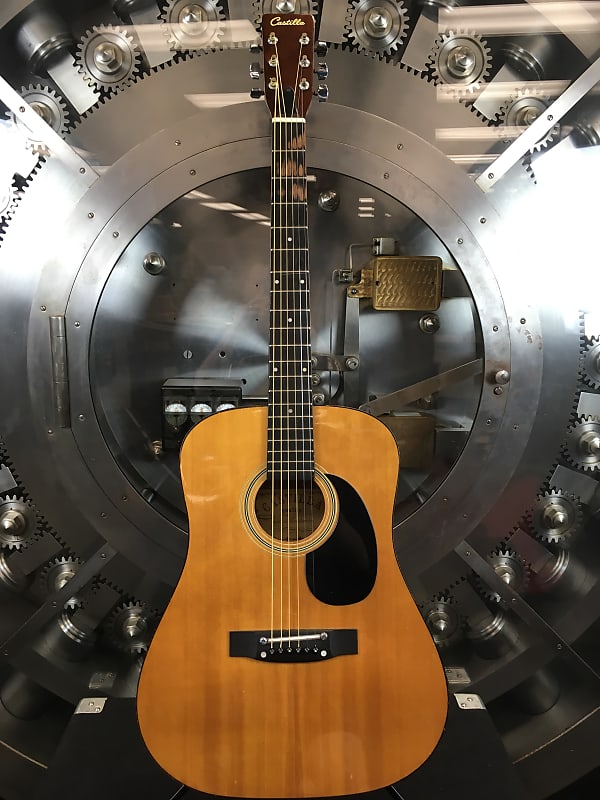 Castilla Vintage Acoustic Guitar w/ Chipboard Case image 1