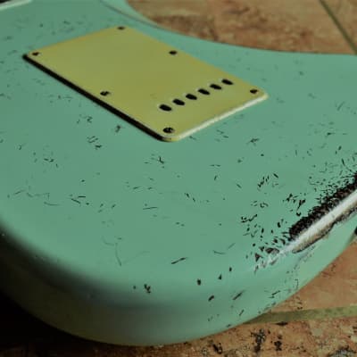 American Fender Stratocaster Relic Nitro Surf Green Custom ShopTexas Specials image 20