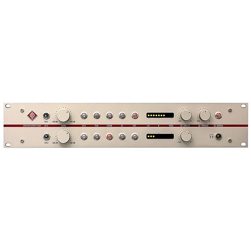 Neumann V 402 Dual Channel Microphone Preamp image 1