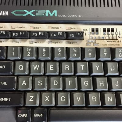 VINTAGE: Yamaha CX5M music computer and YK10 keyboard 1985  + extras image 2