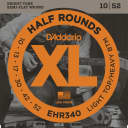 D'Addario EHR340 Half Round Electric Guitar Strings, Light Top/Heavy Bottom, 10-52