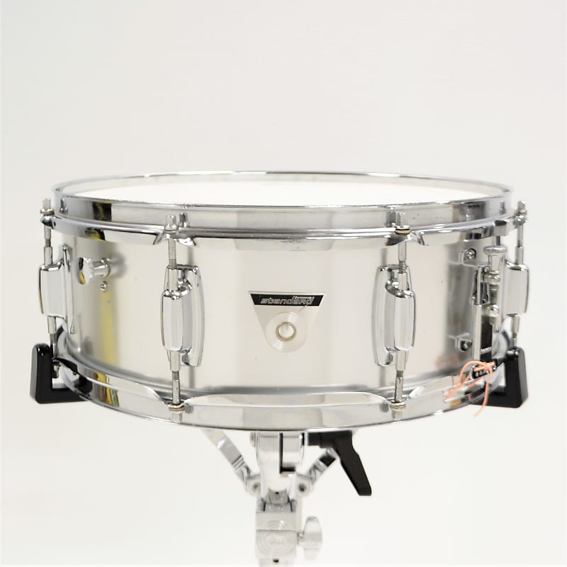 Ludwig S-102 Standard 5x14" Matte Aluminum Snare Drum 1970s image 3