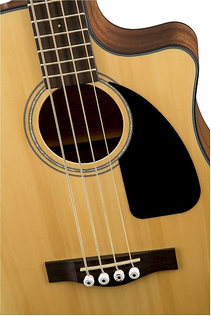 Fender CB-100CE Acoustic-Electric Bass Natural | Reverb