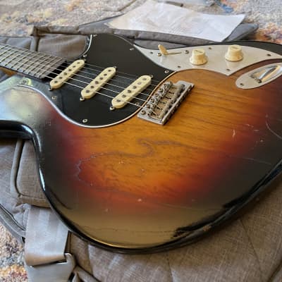 2019 Novo Guitars Serus S 3 Tone Sunburst rare Ash body image 3