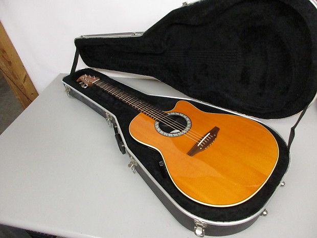 Ovation 1861 Standard Balladeer Acoustic Electric Guitar