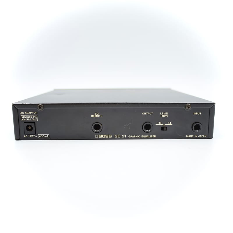 【再値下げ】BOSS GE‐21 GRAPHIC EQUALIZER Boss PRO GE-21 Graphic Equalizer Made in Japan Half Rack