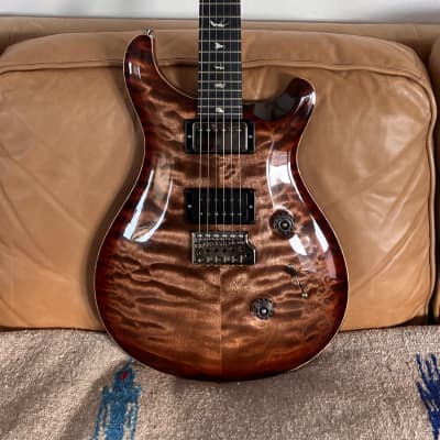 2021 PRS Custom 24 Wood Library - Burnt Maple Leaf - Massive Quilt - Torrefied Flame Maple Neck image 11