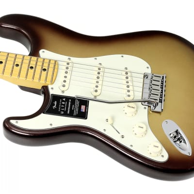Fender American Ultra Stratocaster Mocha Burst Lefty image 1