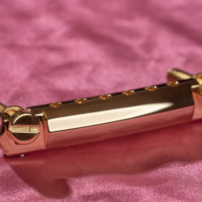 Ibanez W-1000 guitar tailpiece 1970's - Gold original