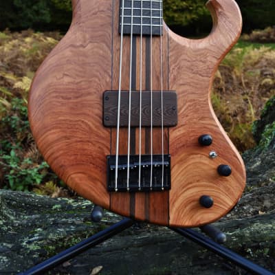 Manton Customs Ascendant 5 String Bass - African Rosewood, Nordstrand Sting Ray Pickup image 6