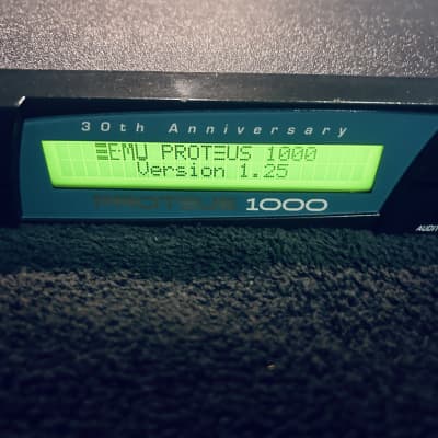 E-MU Systems Proteus 1000 '30th Anniversary' Rackmount 64-Voice Synthesizer 2002 - Black