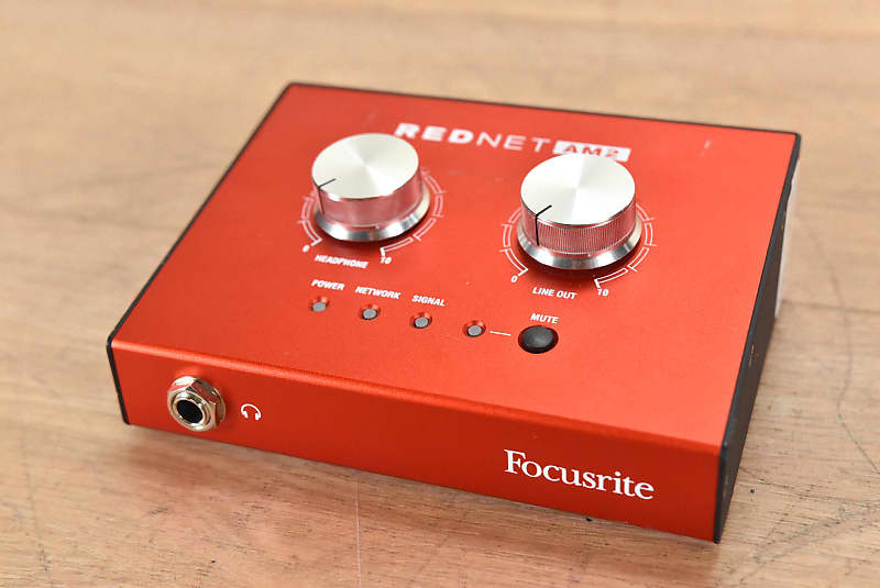 Focusrite RedNet AM2 Dante Stereo Headphone Amplifier (NO POWER