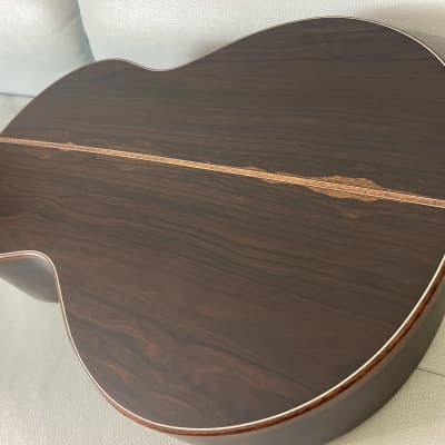 Hsienmo 38' S50  Solid Sequoia Sinker Top Solid Ziricote back&sides with hardcase (SOLD) image 20