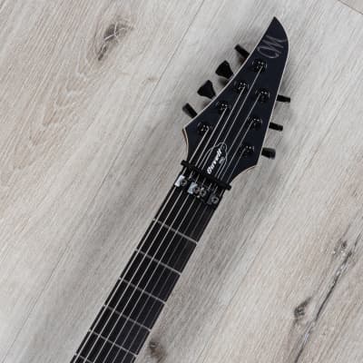 Mayones Duvell Elite Pro 7 Guitar, 7-String, Ebony Fretboard, Trans Black Satin image 8