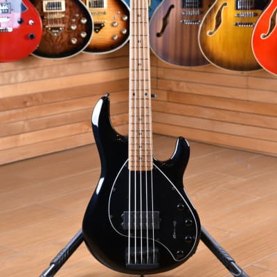 Music Man StingRay 5 Special H Roasted Maple Neck Black for sale