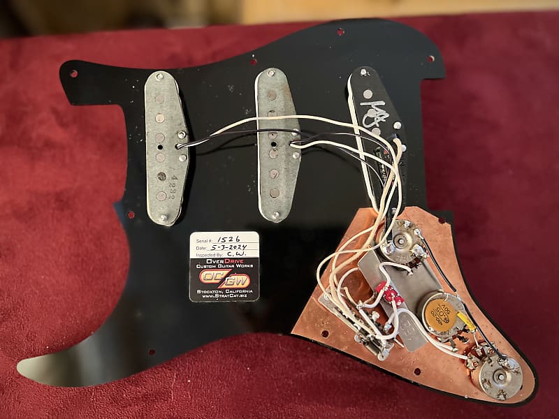 Gilmour Loaded pickguard vintage correct to Original specs | Reverb