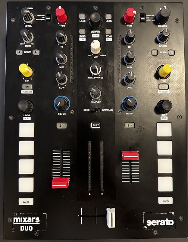 Mixars Duo MKII 2-Channel DJ Battle Mixer for Serato DJ