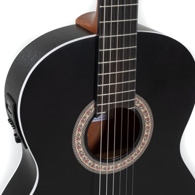 Manuel Rodriguez Caballero by MR Classical Guitar 4/4 Black with EQ image 3