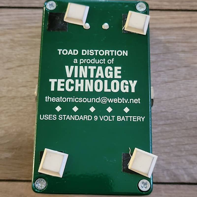 Vintage Technology Toad Fuzz Pedal 2000's Tracy Sands Bad